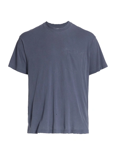 Shop John Elliott Folsom Pocket T-shirt In Blue
