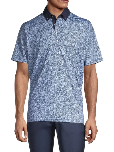Greyson Pacific Trout Printed Polo Shirt In Rose | ModeSens