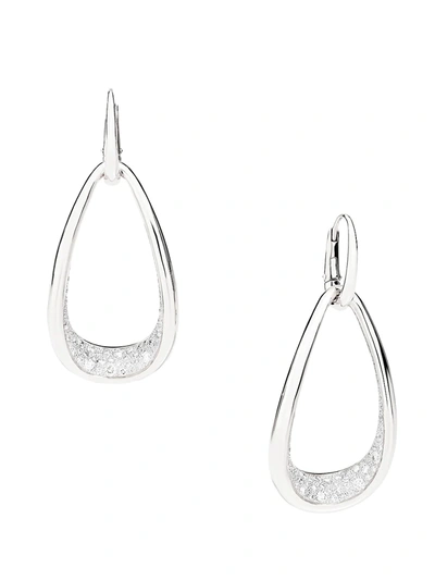Shop Pomellato Women's Fantina 18k White Gold & Diamond Drop Earrings