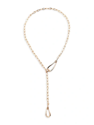 Shop Pomellato Women's Fantina 18k Rose Gold Lariat Necklace