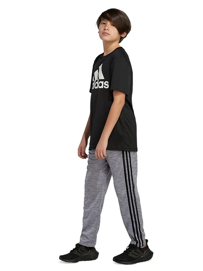 Shop Adidas Originals Boy's Classic Track Sweatpants In Black