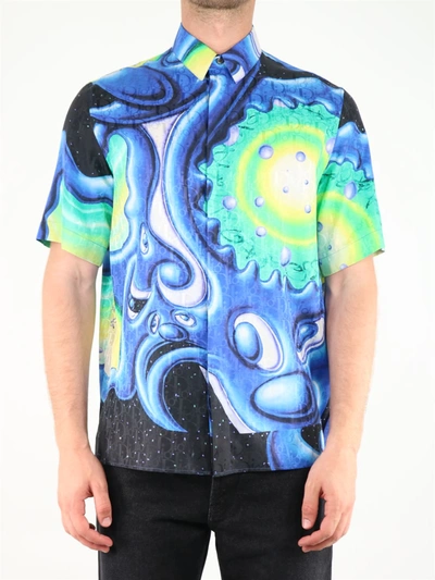 Shop Dior And Kenny Scharf Shirt In Multicolor