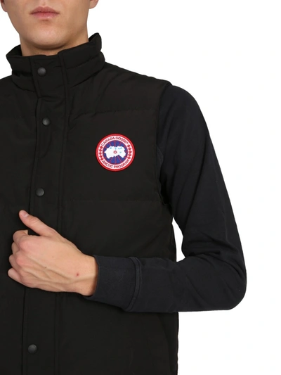 Shop Canada Goose "garson" Sleeveless Down Jacket In Black