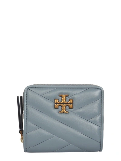 Shop Tory Burch Kira Wallet In Baby Blue