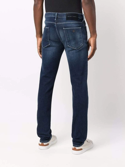 Shop Emporio Armani Jeans Blue