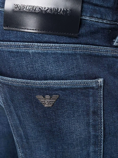 Shop Emporio Armani Jeans Blue