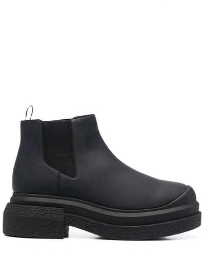 Stuart Weitzman Charli Platform Ankle Boots In Schwarz