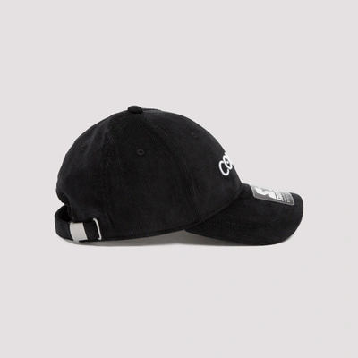 Shop Marcelo Burlon County Of Milan Marcelo Burlon  Corduroy Baseball Cap Hat In Black