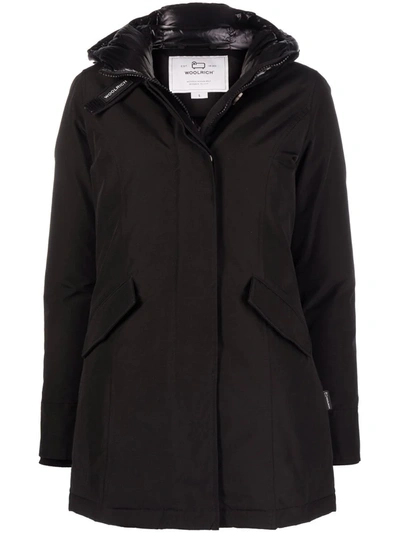 Woolrich Arctic Padded Parka In Schwarz