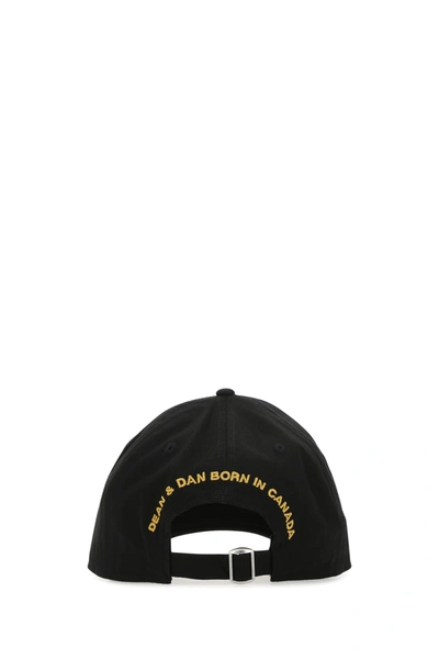 Shop Dsquared2 Navy Blue Cotton Baseball Cap Nd Dsquared Uomo Tu