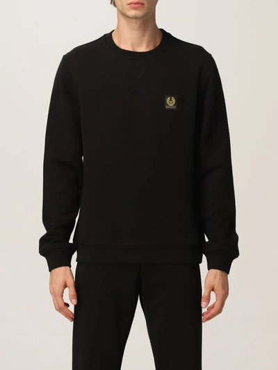 Shop Belstaff Sweatshirt Sweater Men  In Black