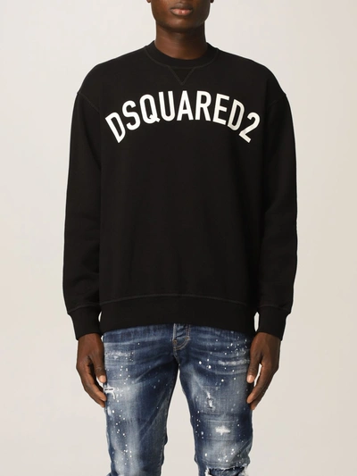Shop Dsquared2 Sweatshirt  Sweatshirt With Logo In Black