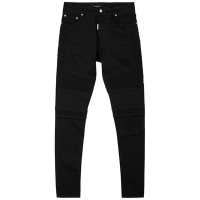 Shop Represent Biker Black Skinny Jeans