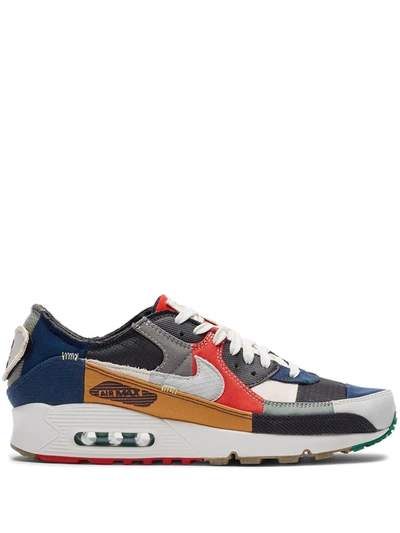 Nike Multicoloured Air Max 90 Qs Sneakers In Navy | ModeSens