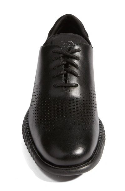 Shop Cole Haan Signature 2.zerogrand Laser Wing Oxford In Black Leather