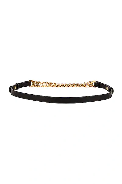 Shop Tom Ford Iconic Chain Hip Belt In Black