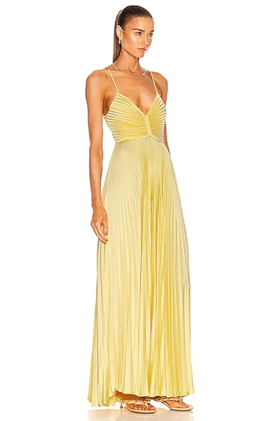 Shop A.l.c Aries Dress In Lemon Meringue