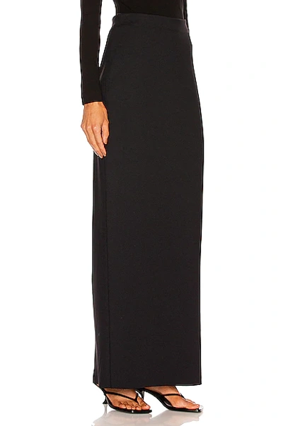 Shop Rosetta Getty Tapered Maxi Skirt In Black