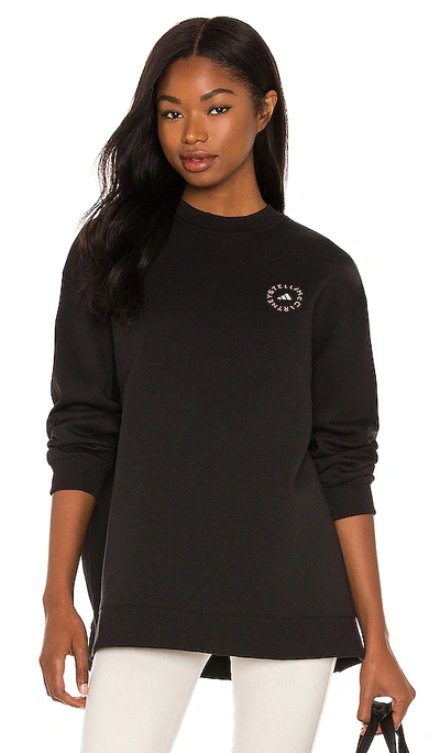 Shop Adidas By Stella Mccartney Asmc Sc Sweatshirt In Black