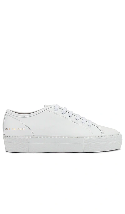 Shop Common Projects Tournament Low Super Sneaker In White