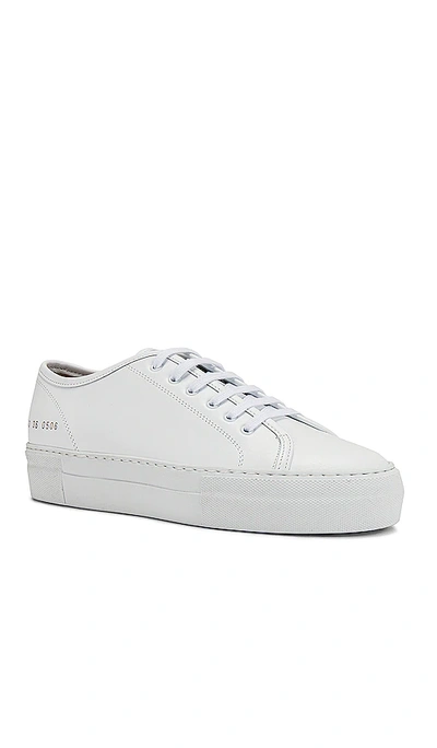 Shop Common Projects Tournament Low Super Sneaker In White