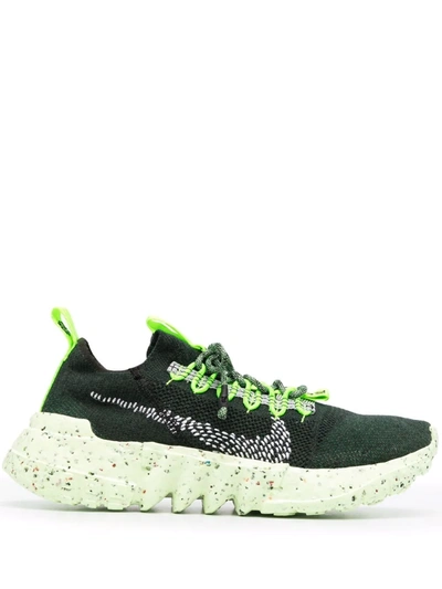 Nike Space Hippie 01 Low-top Sneakers In Green | ModeSens