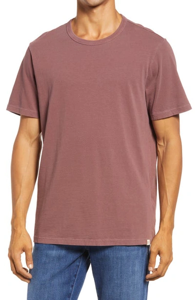 Shop Madewell Garment Dyed Allday Crewneck T-shirt In Burnt Soil