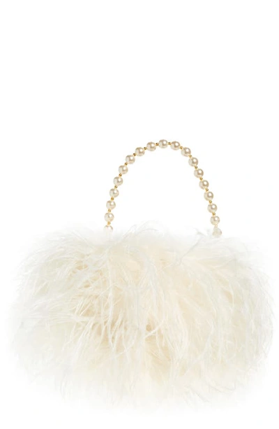 Shop Vanina L'oiseau Rebelle Handbag In Off White