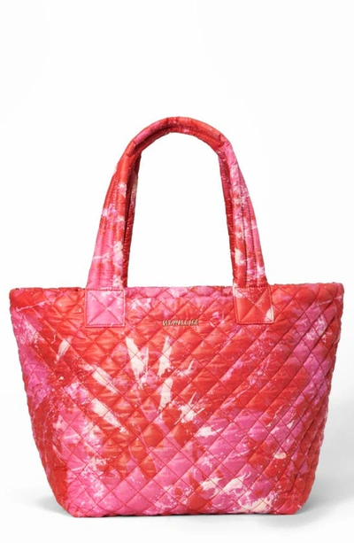 Shop Mz Wallace Medium Metro Deluxe Tote In Magenta Acid