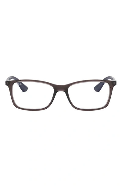 Shop Ray Ban 56mm Optical Glasses In Grey