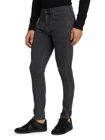 Shop Rag & Bone Men's Aero Distressed Skinny Jeans In Grey