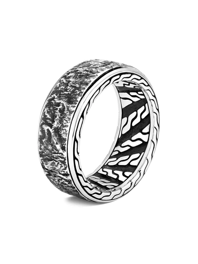 Shop John Hardy Men's Textured Sterling Silver Ring