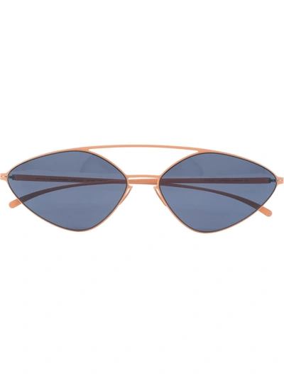 Shop Mykita X Maison Margiela Mmesse023 Sunglasses In Orange