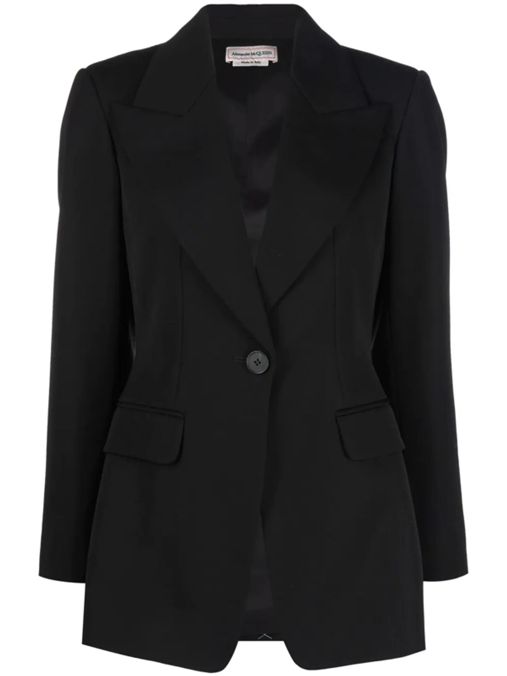 ジャケット alexander mcqueen Single-breasted blazer (585442QEAAA 9007) McQueen Classic Single-Breasted Suiting Blazer | Neiman Marcus