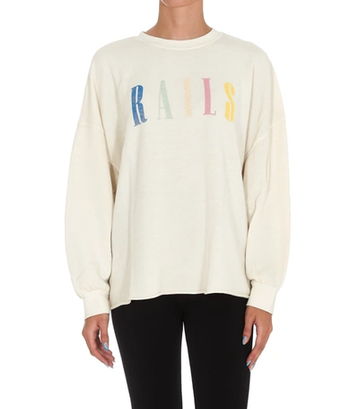 Shop Rails Quincy Sweatshirt In White