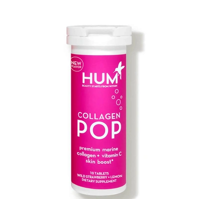 Shop Hum Nutrition Collagen Pop Premium Marine Collagen + Vitamin C Skin Boost (10 Dissolvable Tablets)