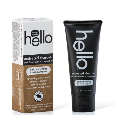 Shop Hello Activated Charcoal Whitening Toothpaste 4 oz