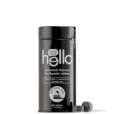 Shop Hello Activated Charcoal Whitening Toothpaste Tablets 2.9 oz