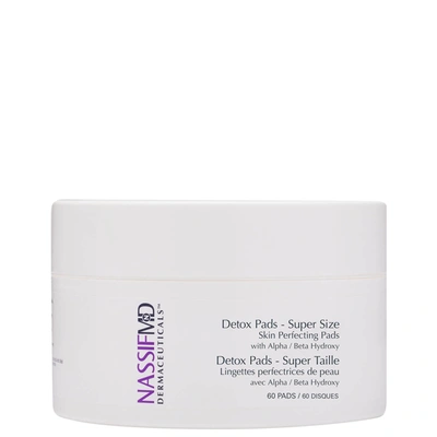 Shop Nassifmd Dermaceuticals Supersize Skin Perfecting Exfoliating And Detoxification Treatment Pads 60ct