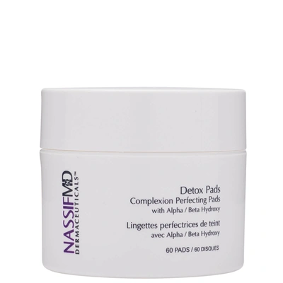 Shop Nassifmd Dermaceuticals Original Complexion Perfecting Exfoliating And Detoxification Treatment Pads 60ct