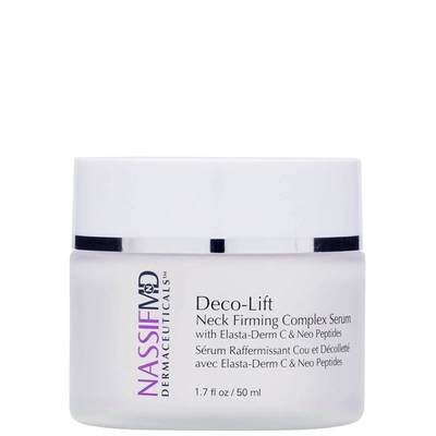 Shop Nassifmd Dermaceuticals Deco-lift Neck Firming And Lifting Complex Serum 50ml