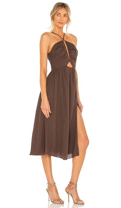 Shop Lpa Adalia Dress In Brown