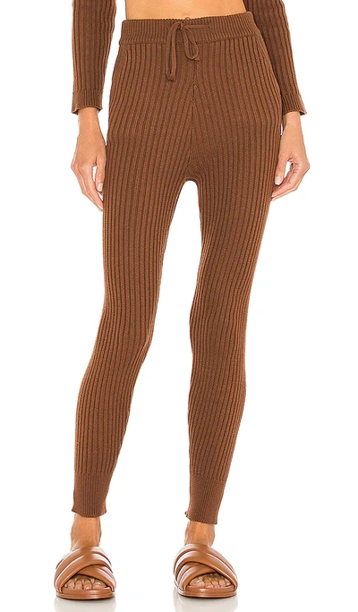 Shop Majorelle Georgia Knit Pants In Brown