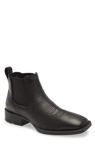 Shop Ariat Booker Ultra Chelsea Boot In Black