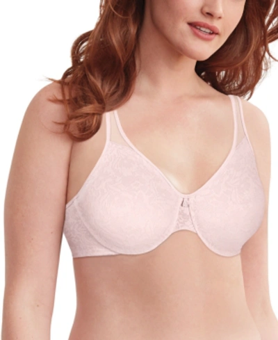 Shop Bali Passion For Comfort Seamless Underwire Minimizer Bra 3385 In Sandshell Lace (nude 5)
