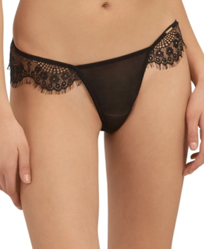 Shop Bluebella Women's Marina Lingerie Thong Underwear, Created For Macy's In Black