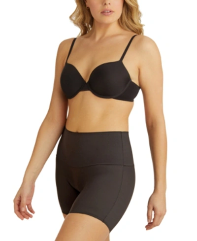 Shop Miraclesuit Women's Comfy Curves Waistline Bike Pant Shapewear 2518 In Black