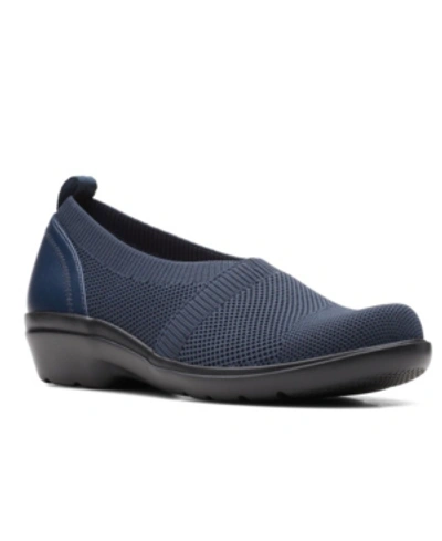 Shop Clarks Women's Collection Sashlynn Style Shoes In Navy