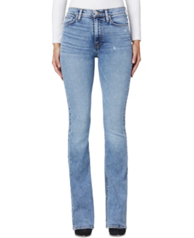 Shop Hudson Distressed Barbara High Waist Bootcut Jeans In Pure Shores