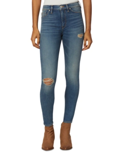 Shop Hudson Barbara Ripped High-rise Ankle Skinny Jeans In Victorious